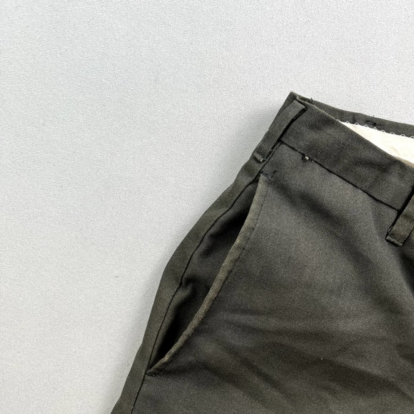 Vintage Levis Sta-Prest Pants Mens 31 Olive Green Straight Leg Dress Slacks 70s - Picture 3 of 15